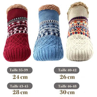 Chaussons Chaussettes d'hiver pour femmes et hommes