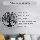 Arbre de Vie Mural en Métal: Déco Unique et Symbolique