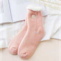 Chaussettes épaisses rose