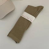 Chaussettes d'hiver longues et épaisses en coton molleton pour femmes