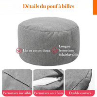 Pouf à billes en coton