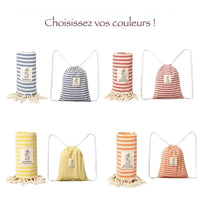 Fouta de Plage et son sac : Confort et Écologie