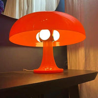 Lampe Champignon Orange et Blanche - 100pour100cocooning