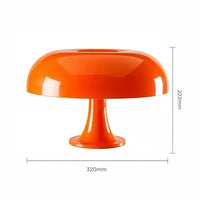Lampe Champignon Orange et Blanche - 100pour100cocooning