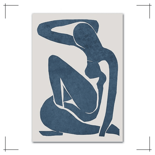 Nu bleu de Matisse reproduction en divers tailles