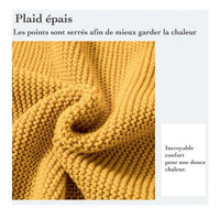 Plaid épais, incroyable confort pour une douce chaleur