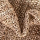 Tapis en jute rectangulaire tissage Durable