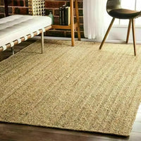 Tapis en jute rectangulaire tissage Durable