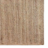 Tapis en jute rectangulaire tissage Durable
